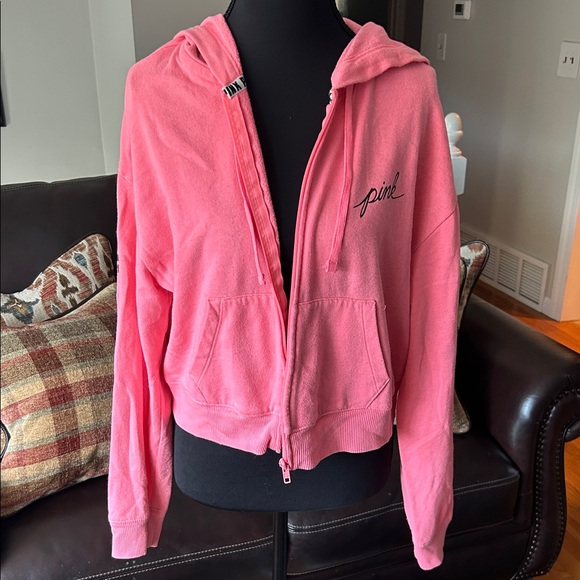 PINK Victoria's Secret Jackets & Blazers - PINK Victoria's Secret Pink Hoodie Jacket